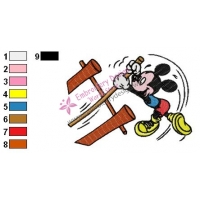 Mickey Mouse Cartoon Embroidery 63